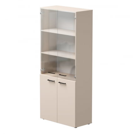 Шкаф комбинированный со стеклом Everprof EVO 254Н004 Кашемир_0