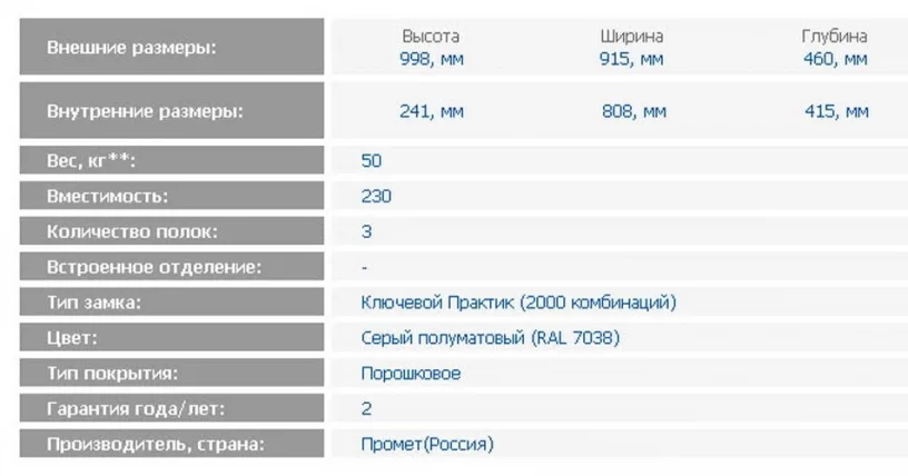 Картотечный шкаф AMF 1091/3_2