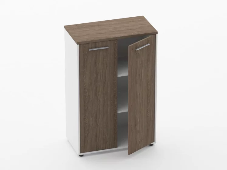 Шкаф 2 широкий закрытый Deka 10.12.131 Дуб Верцаска/Белый_1