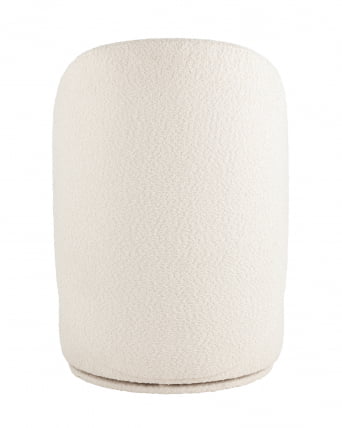 Пуф Loreen вращающийся букле Белый_4