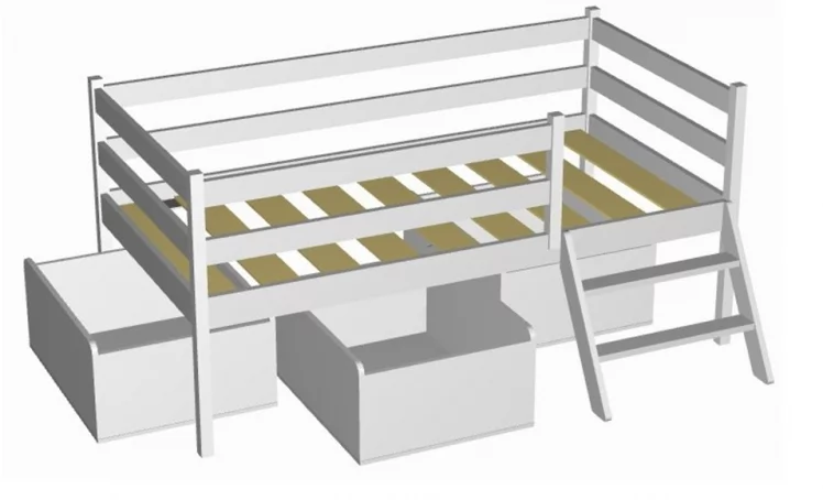 Ящики выкатные RooRoom VK-111р Розовые_1