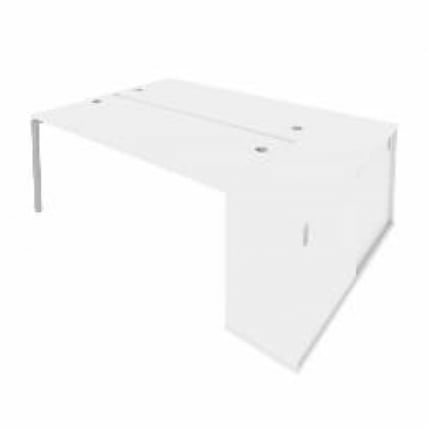 Рабочая станция с опорным шкафом-купе Metal System Б.РС-СШК-1.5 Белый/Серый_0