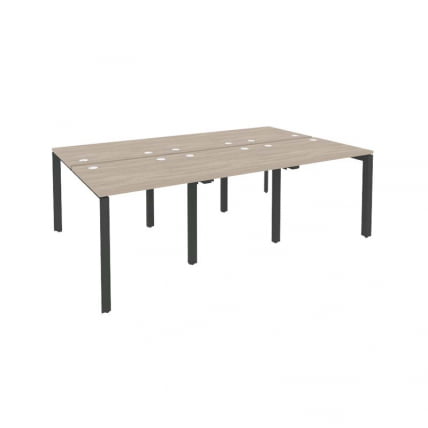 Рабочая станция на П-образном м/к ONIX O.MP-D.RS-6.0.7 Дуб Аттик/Антрацит_0