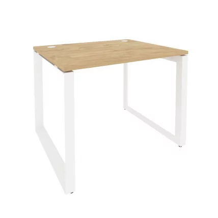 Стол рабочий на О-образном м/к ONIX O.MO-SP-1.8 Тиквуд Светлый/Белый_0