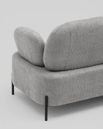 Диван Кэнди ткань букле светло-серый_1