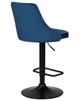 Стул барный DOBRIN JOSEPH BLACK (синий велюр (MJ9-117))_3