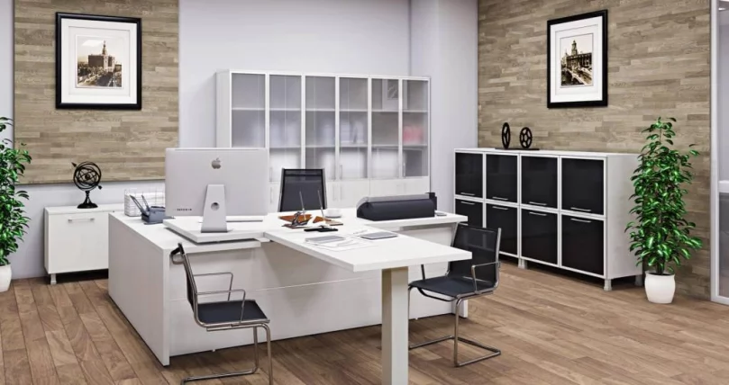 Кабинет для руководителя YALTA Снежная Патина_0