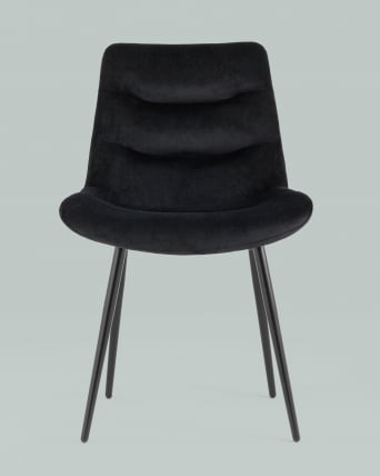 Стул Остин велюр Черный_3