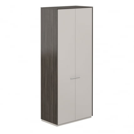 Шкаф высокий Atlas NZ-0371.BT.GS Бренсон Трюфель Серый камень_0
