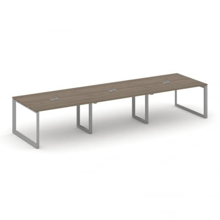 Стол переговорный Стайл Проджект СН-59О.СПРГ-054 Вяз Благородный/Металл Серый 4740*1180*750 / SN-59O.SPRG-054_0
