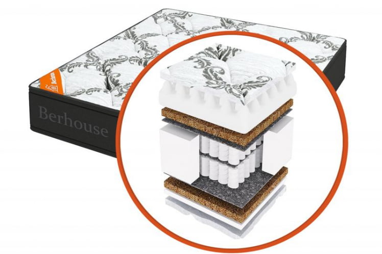 Матрас Валенсия ZAСоня Gray Night (Berhouse) Размер: 800х1900 мм _0