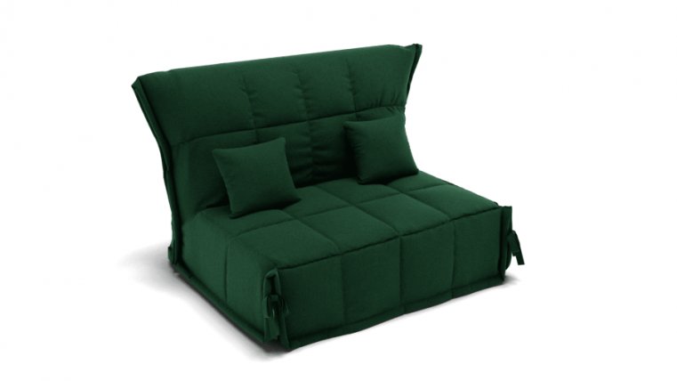 Диван Джаз 2000 (ЗР) Цвет фасада: Зеленый; Тип: Прямой; Материал фасада: Металл/Велюр_0