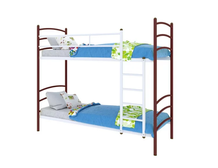 Кровать двухъярусная Милана Duo 900х2000 Медная шагрень_0