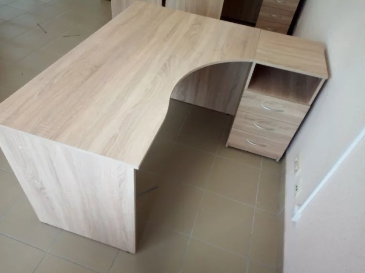 Стол письменный правый SET140-1 R Дуб Cонома Cветлый_5