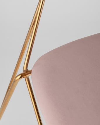 Стул Элис мягкий Розовый_8
