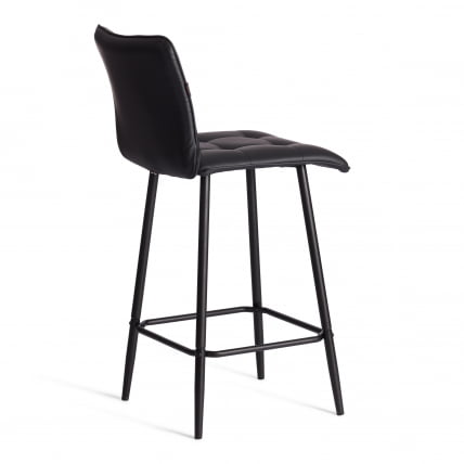 Полубарный стул Bari/Бари экокожа , черный, 42х55х99 см_2