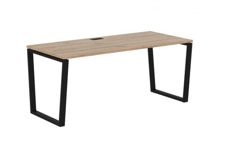 Стол письменный EDIS EVST 1780 Дуб Денвер светлый Черный_0