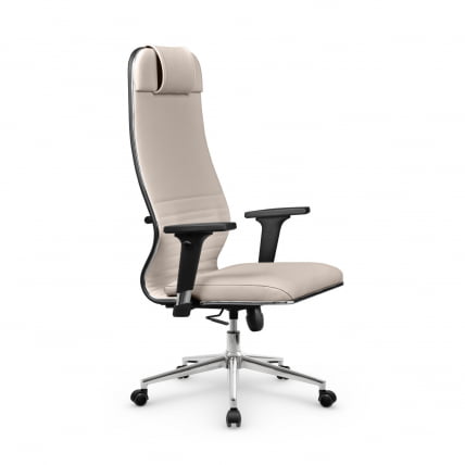 Кресло руководителя Metta L 1m 38К2/2D Infinity Easy Clean (MPES) Комплект 10 Светло-бежевое_1