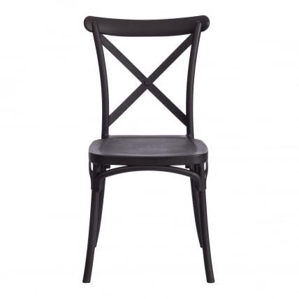 Стул CROSS (mod. PL24) пластик, 48 х 58 х 89 см, Black (черный) 05_4