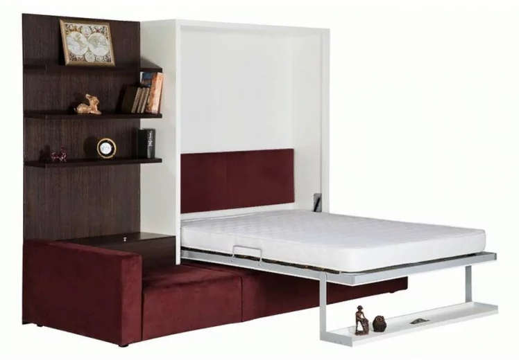 Мебель-трансформер Смарт 1 3-в-1 1400 левый Дуб молочный_2