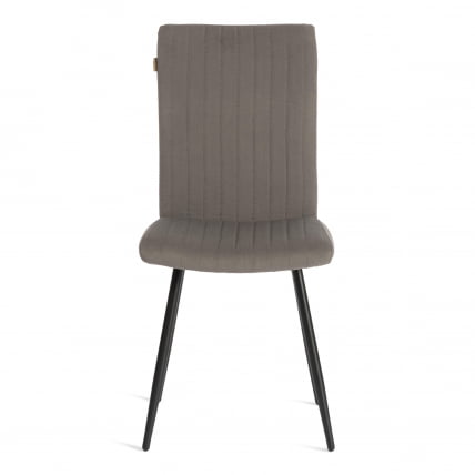 Стул обеденный Monte Carlo разборный, ткань велюр, 45х55х97, серый/черный, (Porsche 9)_4
