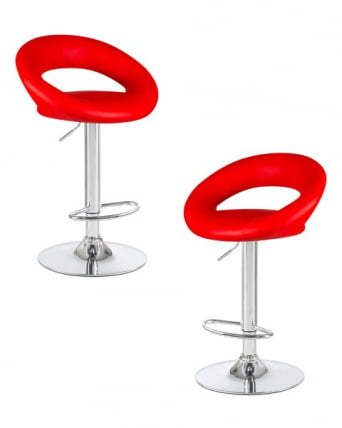 Стул барный ДОБРИН МИРА (красный) 2 шт / DOBRIN MIRA_0