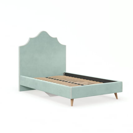 Мягкая кровать Элиза ЛД 600.540.000 Зеленый Бежевый_1