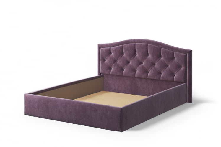 Кровать Стелла, 1600*2000 мм, велюр NEO 17, фиолетовый_2