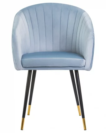 Стул обеденный DOBRIN MARY Серо-голубой велюр 1922-6_5