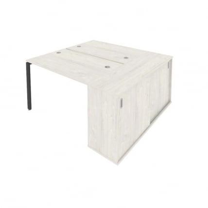 Рабочая станция с опорным шкафом-купе Metal System Б.РС-СШК-1.2 Наварра/Антрацит_0