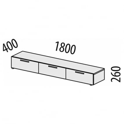 ТВ-тумба Джерси 602.03_16