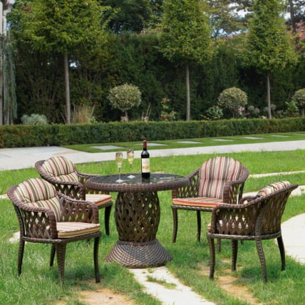 Комплект плетеной мебели RT-A92 Brown  4Pcs_0