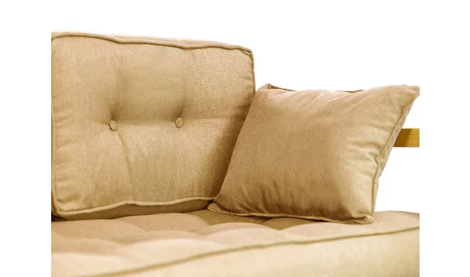 Диван двухместный DEmoku Д-2 бежевый-холодный серый_2