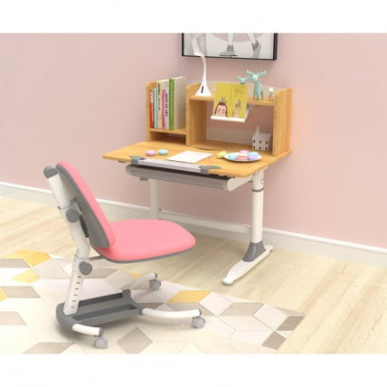 Стол письменный детский с регулировкой высоты и полками EUREKA ECD-XYL-80_19