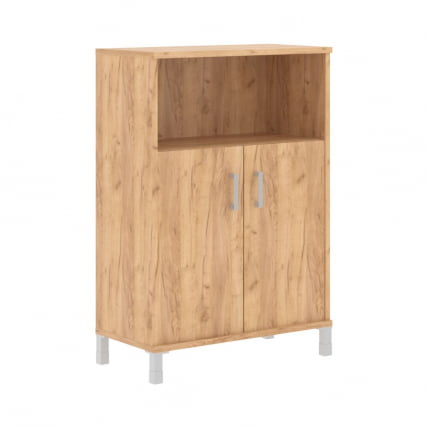 Стеллаж с дверью ДСП В420.2 Дуб Бофорд_0