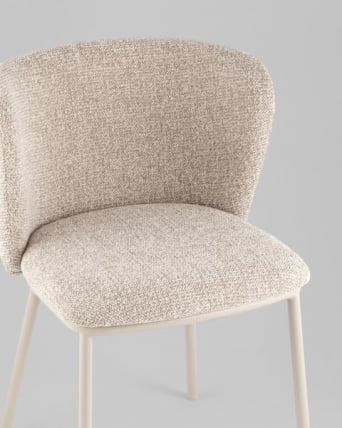 Стул Стаг светло-серый серые ножки / Stag_1