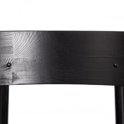 Стул ТХОР дерево вяз/ткань лен, черный/черный лен, 50х48х81,5 см / THOR_7