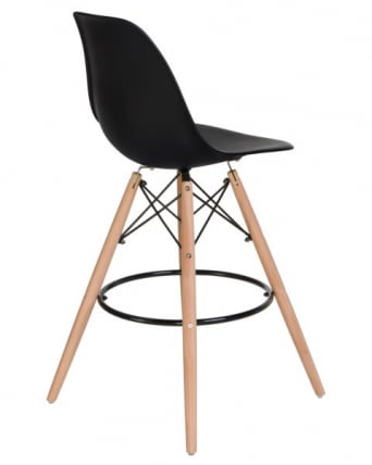 Стул барный DOBRIN DSW BAR (ножки светлый бук, цвет сиденья черный (B-03)) 2 шт_4
