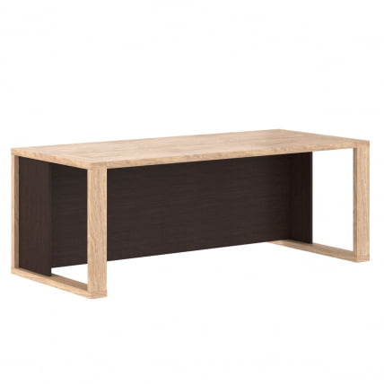 Стол руководителя AST 209H Дуб Девон_0