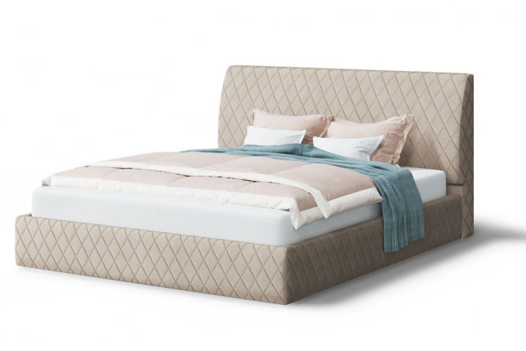 Кровать Хилтон, 2000x1600 мм, бежевый_0