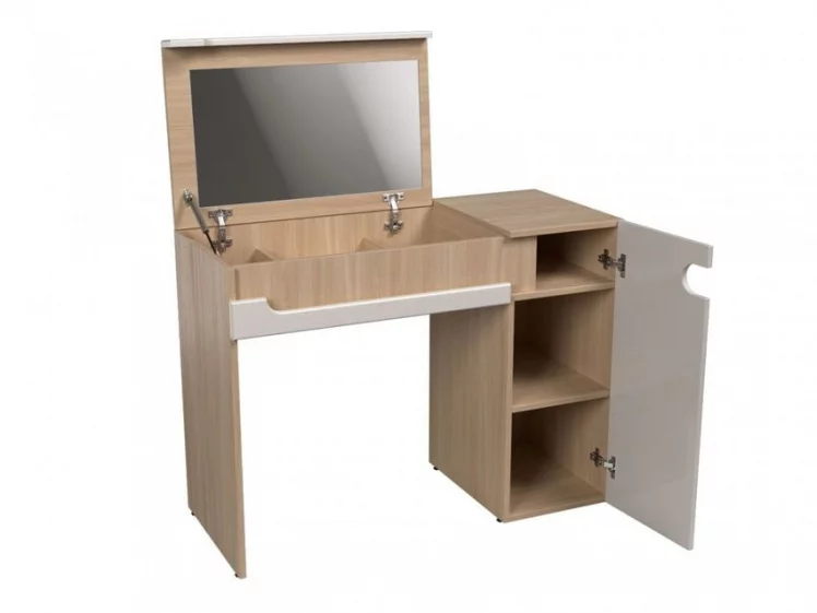 Стол туалетный Палермо Ясень шимо светлый Белый_1