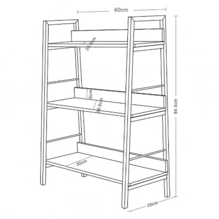 Стеллаж на металлокаркасе BRABIX LOFT SH-002 Дуб антик_9