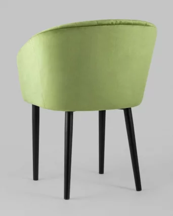Стул с подлокотниками Нейтон велюр Травяной_5