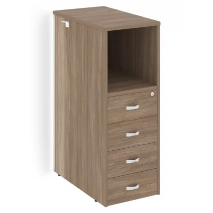 Тумба с подсветкой 4 ящика завершающая, правая ONIX O.R-TV-4.S(R) Дуб Аризона_0