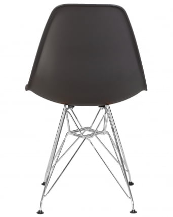 Стул обеденный DOBRIN DSR ножки хром Темно-серый GR-04_4