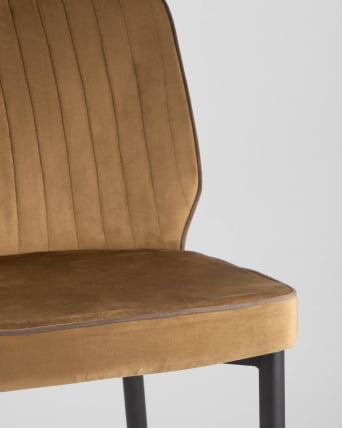 Стул Лоренс велюр Карамель_8