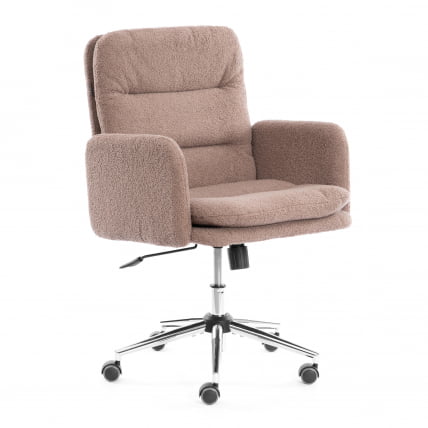 Кресло Dover хром букле, коричневый, barni cocoa_0