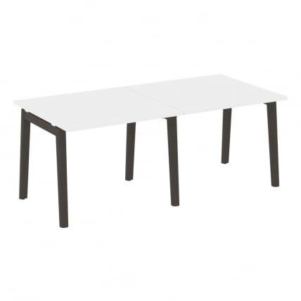 Стол переговорный (2 столешницы) ONIX WOOD OW.PRG-2.1 Белый Бриллиант/Темный_0