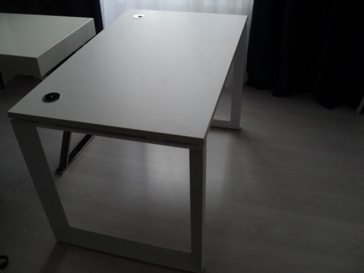 Стол рабочий на О-образном м/к ONIX O.MO-SP-2.7 Белый Бриллиант_2