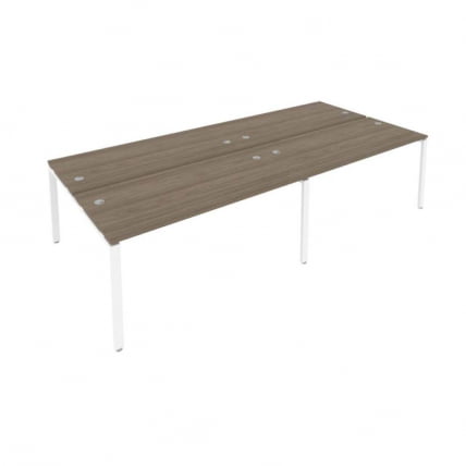 Рабочая станция на 4 раб.места Metal System Б.СМ-4.4 Вяз/Белый_0